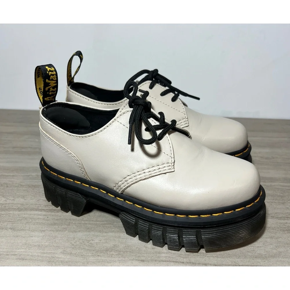 *Dr. Martens Audrick Nappa Leather Platform Shoes